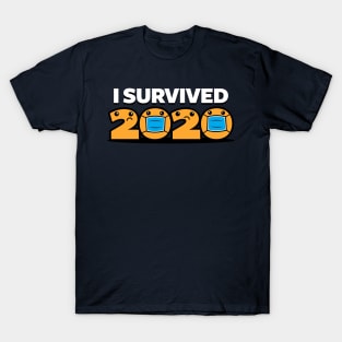 Funny Pandemic 2020 I Survived Kawaii Slogan Funny Meme T-Shirt